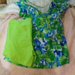 Floral Swim Dress & Shorts